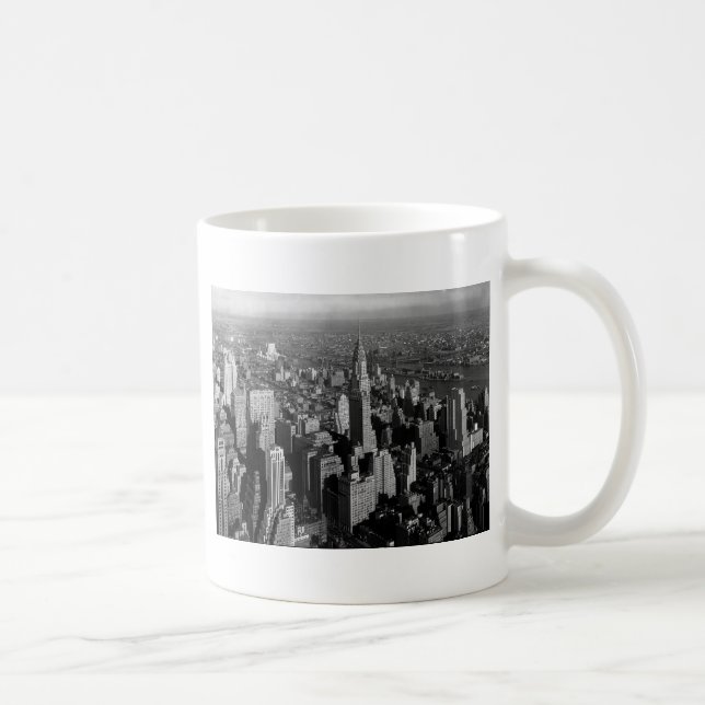 Taza De Café Chrysler Building New York Manhattan (Derecha)
