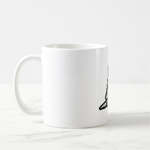 Taza De Café Chubby Black Cockatiel