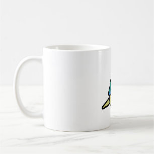Taza De Café Chubby Green Cheek Turquoise Pineapple Conure