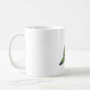 Taza De Café Chubby Mustached Parakeet - Mujer