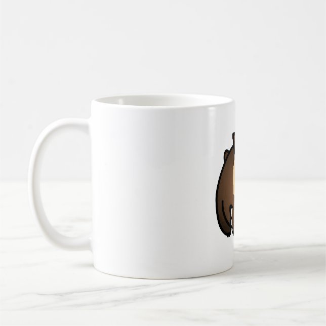 Taza De Café Chubby Owlbear (Izquierda)