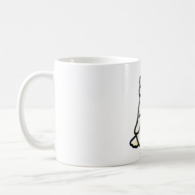 Taza De Café Chubby Umbrella Cockatoo (Izquierda)