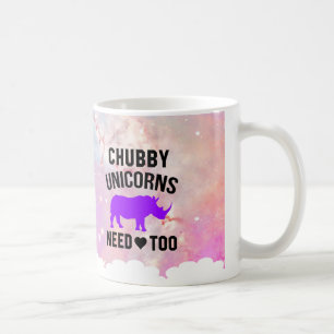 Taza De Café Chubby Unicorns Mug Rhinno