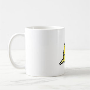 Taza De Café Chubby Yellow Lutino Budgie Parakeet