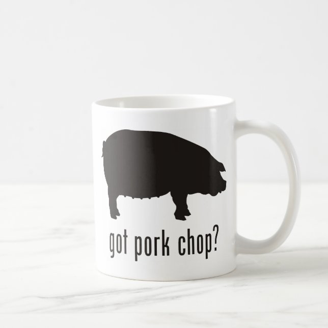 Taza De Café Chuleta de cerdo (Derecha)