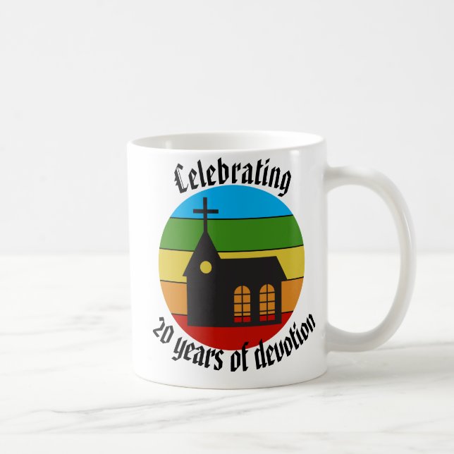 Taza De Café Church - Celebrating 20 years of Devotion (Derecha)