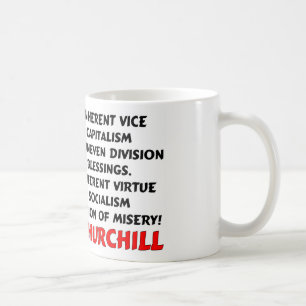 Taza De Café Churchill: Miseria del socialismo