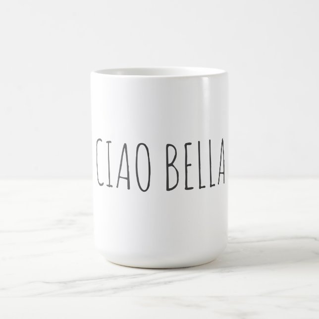 Taza De Café Ciao bella | Hola hermosa (Centro)