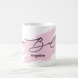 Taza De Café Ciao Bella Italiano Broche de pincel Nombre Mug