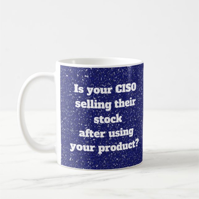 Taza De Café Ciberseguridad CISO mug (Izquierda)