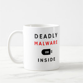 Taza De Café Ciberseguridad con malware mortal - Cotizaciones d