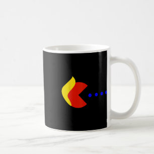 Taza De Café Cic Arcade Game Funny Trump come puntos azules 202