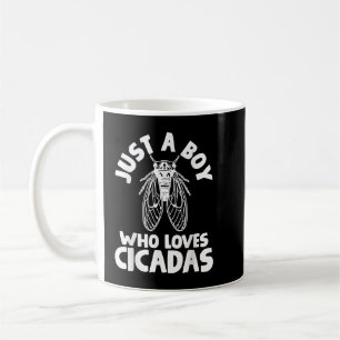 Taza De Café Cicada es sólo un chico que ama las cigarras