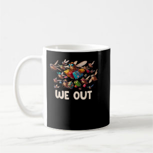 Taza De Café Cicada Graciosa Extraemos Insectos De Entomología 