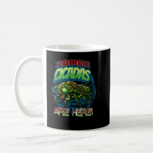Taza De Café Cicada Humor Zombie Cicadas Funny