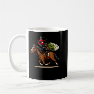 Taza De Café Cicada Jockey Divertido caballo Derby Gorra Retro