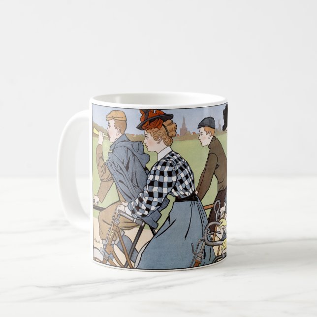 Taza De Café Ciclismo, bicicletas, Van Caspel (Anverso izquierdo)