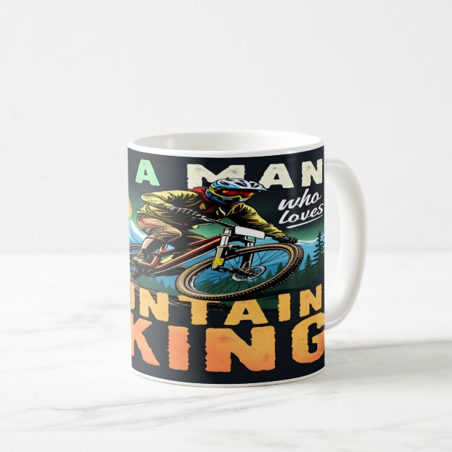 Taza De Café Ciclismo de montaña (Anverso derecho)