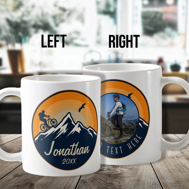 Taza De Café Ciclismo de montaña personalizado en bicicleta de  (Subido por el creador)