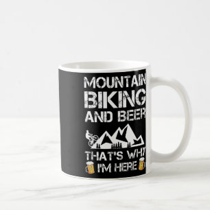 Taza De Café Ciclismo De Montaña Y Regalo De Cerveza Mtb Divert