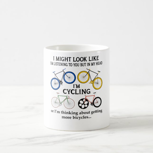 Taza De Café Ciclismo Podría Parecer Que Te Escucho (Centro)