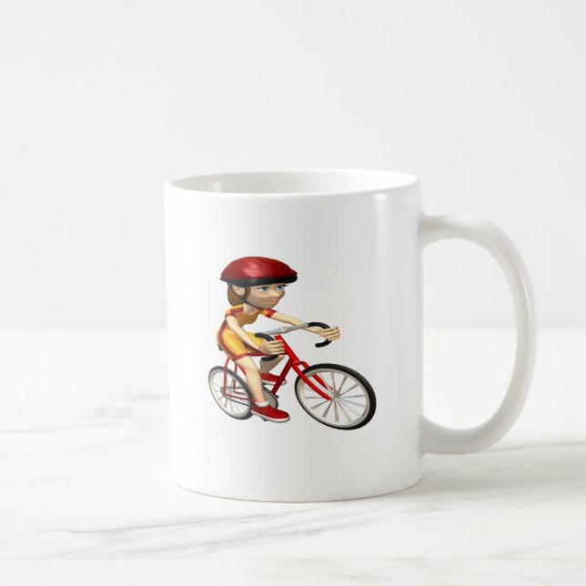 Taza De Café Ciclista 2 de la mujer (Derecha)