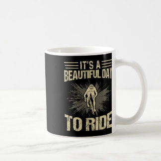Taza De Café Ciclista Amante Del Ciclismo De Montaña En Bicicle