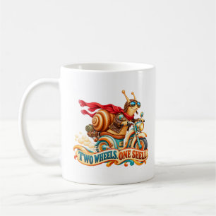 Taza De Café Ciclista Caracol – Dos Ruedas Una Concha