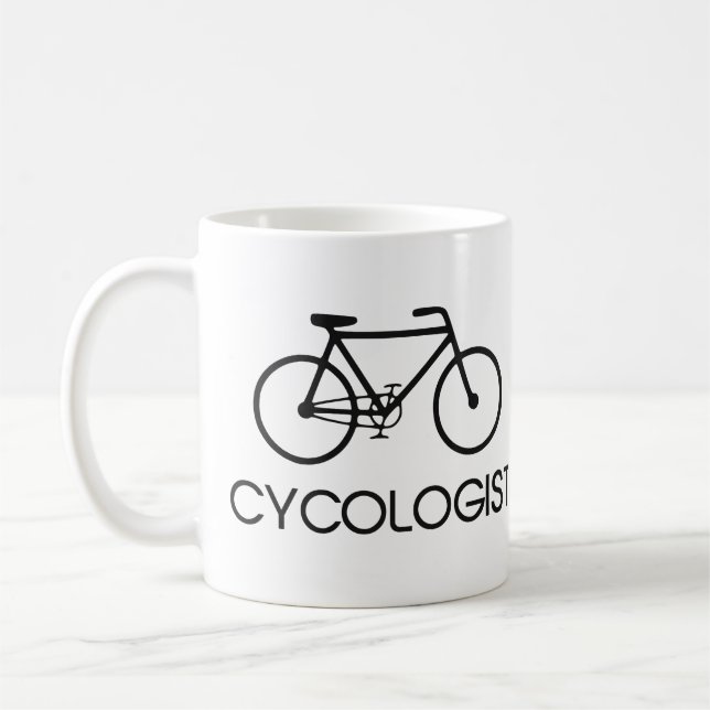Taza De Café Ciclo de ciclo de Cycologist (Izquierda)