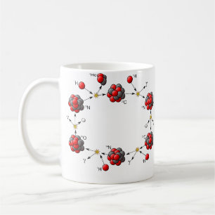 Taza De Café Ciclo del oxígeno del nitrógeno (CNO) del carbon