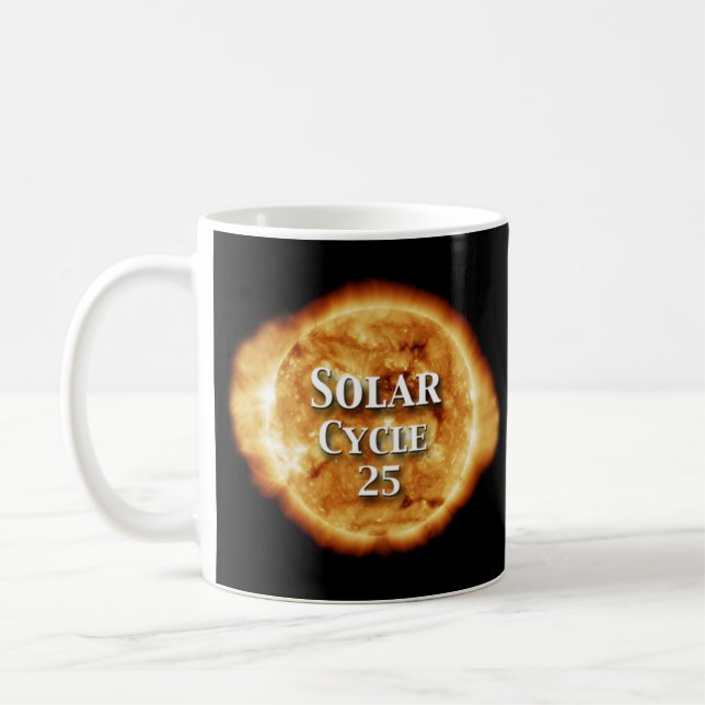 Taza De Café Ciclo solar 25 Sol activo (Izquierda)
