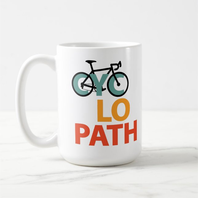 Taza De Café Ciclopath divertida (Izquierda)