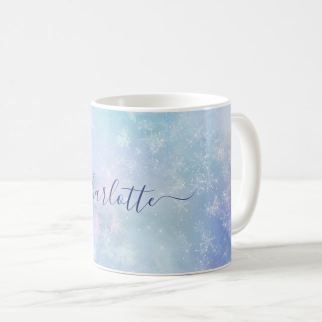 Taza De Café Ciclos congelados personalizados (Anverso derecho)