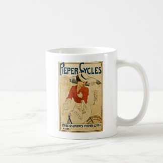 Taza De Café Ciclos Pieper ~ Émile Berchmans ~ Bélgica 1900
