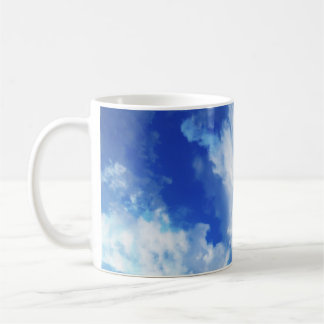 Taza De Café Cielo abstracto vibrante