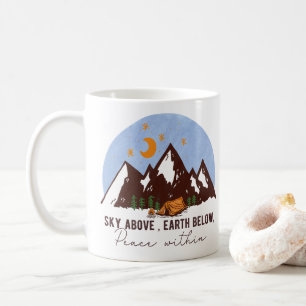 Taza De Café Cielo arriba, Tierra abajo, paz interior