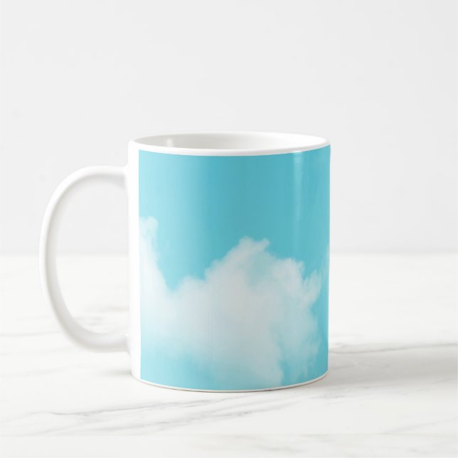 Taza De Café Cielo azul acuático (Izquierda)