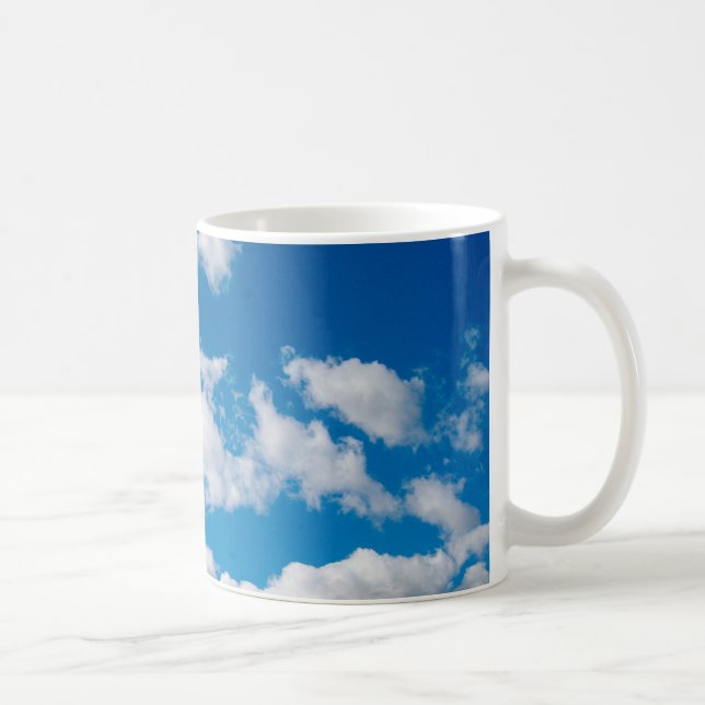 Taza De Café Cielo azul brillante (Derecha)