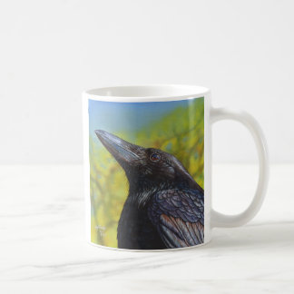 Taza De Café Cielo de la primavera del cuervo