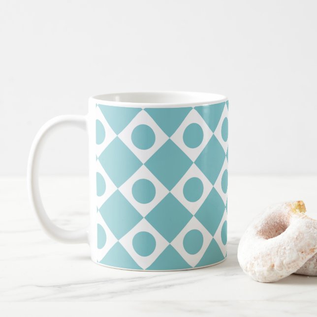 Taza De Café Cielo de Mod Retro 60 (Con donut)