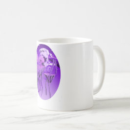 Taza De Café Cielo Morado Soñador – Arte de Naturaleza Estética