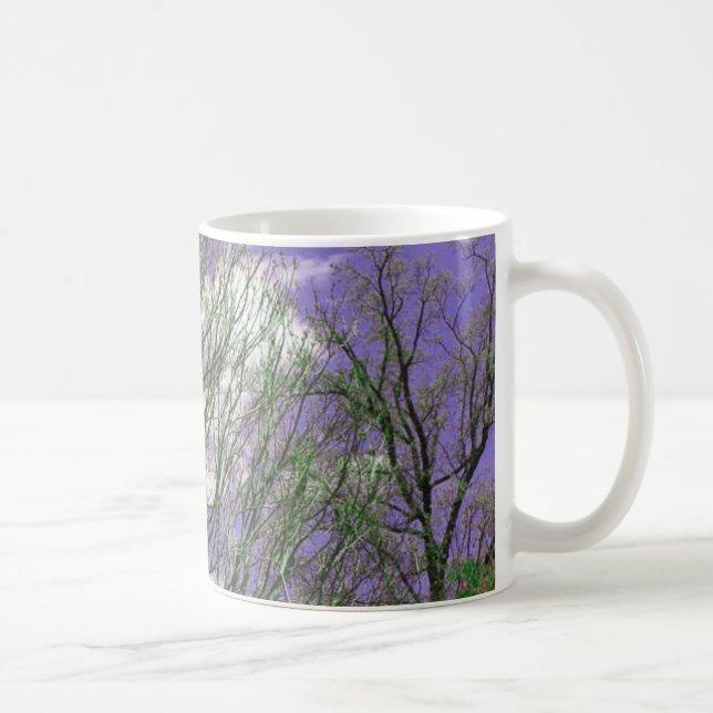 Taza De Café cielo púrpura (Derecha)