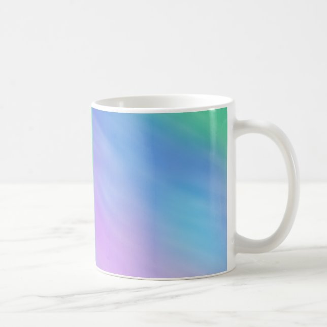 Taza De Café Cielo suave color arcoiris (Derecha)
