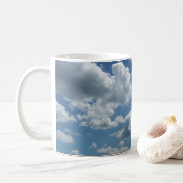 Taza De Café Cielo y nubes (Con donut)