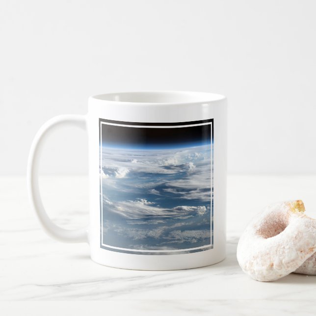 Taza De Café Cielos nublados sobre Sudán (Con donut)