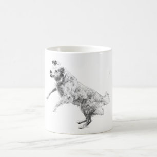 Taza De Café Cielos otoñales, espíritu volador