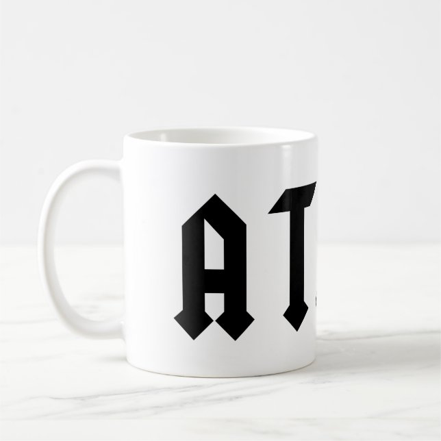 Taza De Café Ciencia divertida de la DNA de ATGC (Izquierda)