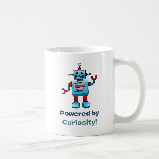 Taza De Café ciencia para niños - robot (Derecha)