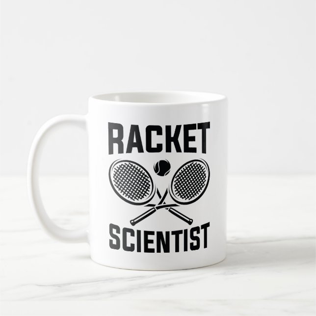 Taza De Café Científico de la raqueta (Izquierda)