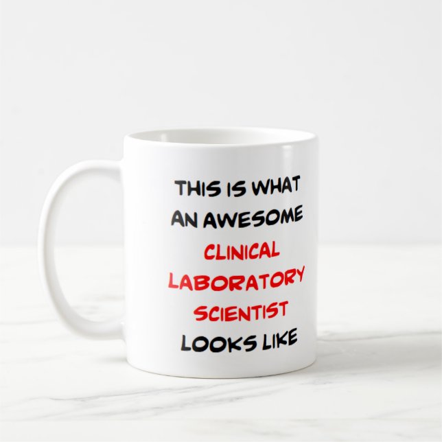 Taza De Café científico de laboratorio clínico, impresionante (Izquierda)